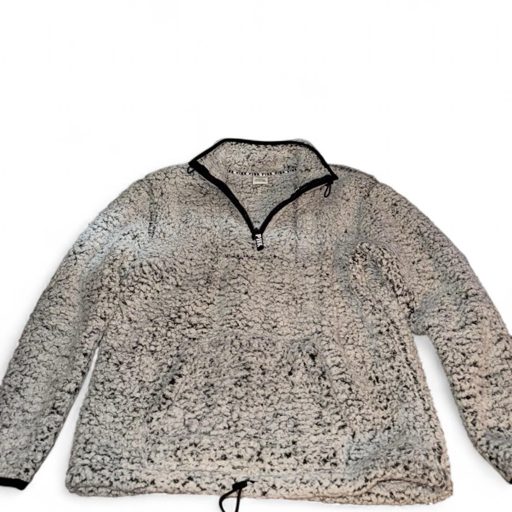 Victoria's Secret PINK Zip-Up Gray Sweater